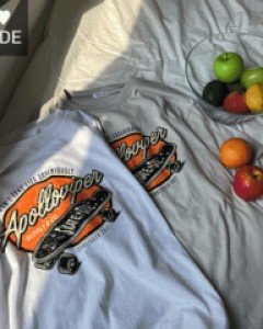 [Special Sale 20%] Board Crack Printing Short-sleeve Long t shirts
