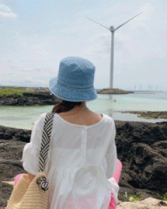 Ronnie Shirring Linen Double-sided Blouse