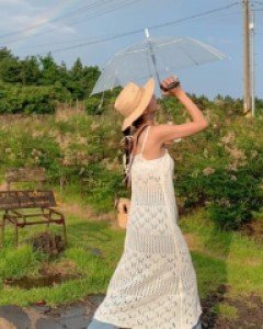 Tana knit nasi long dress