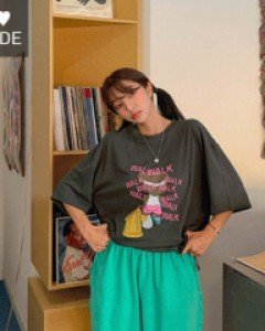 WALK printing short-sleeved long-sleeved T-shirt