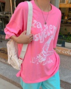 Lerona light boxy short-sleeved T-shirt
