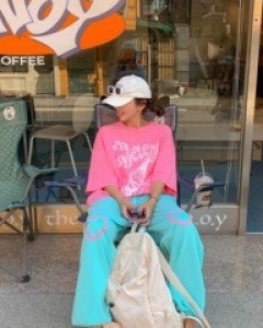 Tiamo banding jogger pants