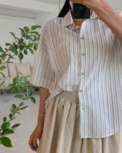 Rubrinkle Stripe Short Sleeve Shirt