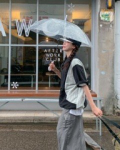 Solar Cargo Nylon Banding Long Skirt