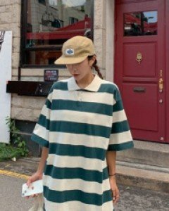 City Dangara Kara Short-sleeve Long T-shirt