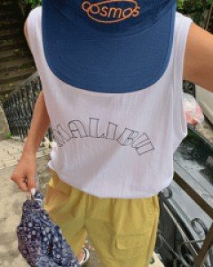 Malibu printing long sleeveless