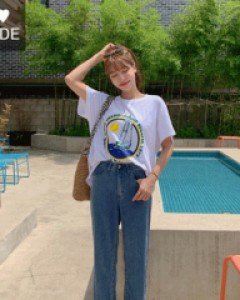 Boat Sunset Printed Short Sleeve T-shirt