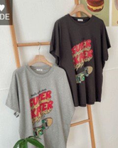 Skater or dyed short sleeve T-shirt