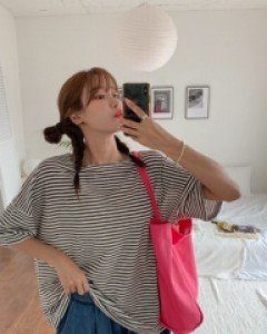 Helen Boat Neck Dangara Short Sleeve Tee