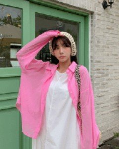 Beach Open Back Long-sleeve Shirt