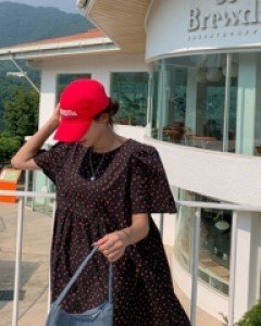 Carrie flower pattern dress