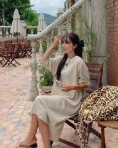 Topi Linen Executive Dress