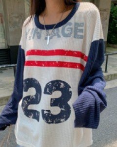 23 Printing Color Matching Knit Tee