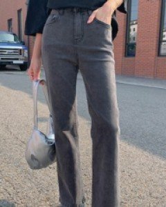 Defaker Banding Boot Cut Denim Pants