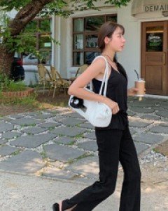 Heb Wrinkle Slit Bootcut Leggings