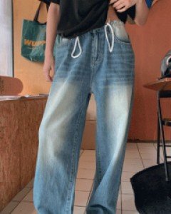Wild Washing Banding Wide Pants (Short/Basic/Longver)