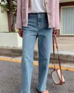 Esro Date Denim Banding Pants