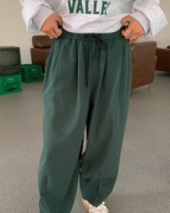 Tommy Pintuck Baggy Banding Pants