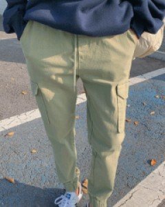 Rolt washing cargo banding jogger pants