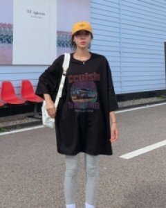 Crew printing team Long Short T shirts