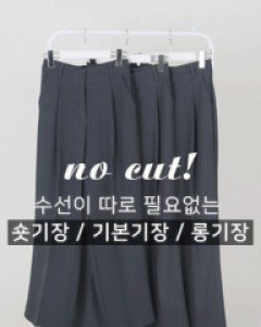 Detz Banding Pin Tuck Slacks (Short/Basic/Longver)