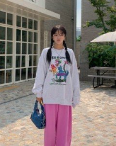 Musi String Wide Banding Pants