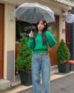 Norwood denim wide pants