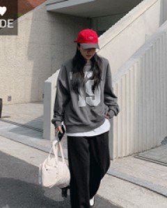 Piyu straight banding pants