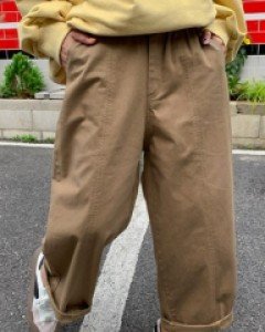 Chicago wide baggy banding pants