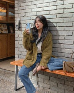 London patch knit cardigan