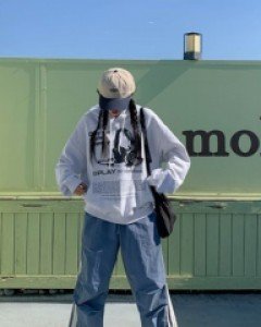 Headset printed hoodie