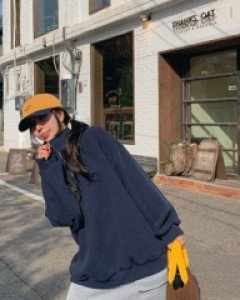 Romance half-zip up knit