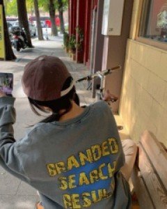 Branded printed pig sweatshirt