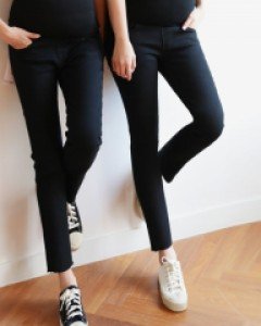 Maternity [LabelsD] Minki Wool - The King of Fit Straight Denim (Black)
