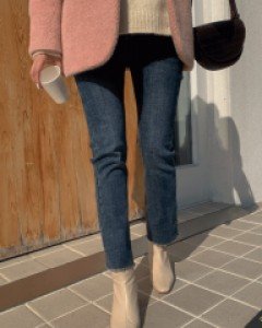 [LabelsD] Minki Wool - Real Slim Boot Cut Denim (Blue) * Maternity