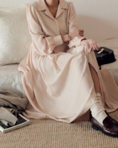 Maternity*Yori Yeori Fit One Piece (Nursing possible)