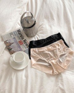 (Domestic production) Traceless hemline [M Secret] Nude Line Low Panties