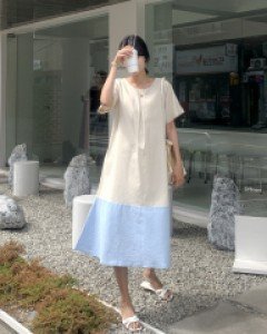 Maternity* true color combination One Piece