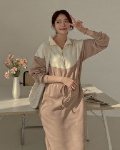 [LabelsD] One Piece with a stylish design (suitable for breastfeeding)*Maternity