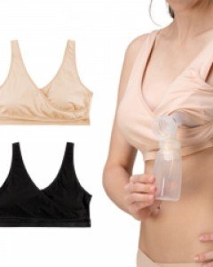 [New Nick] Cotton Modal Pumping Lab Breastfeeding Bra