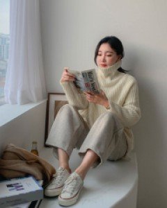 [LabelsD] Soft Series Warm Wide Pants*Maternity(napping)