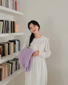 Maternity* Pure Girl One Piece(Nursing possible)