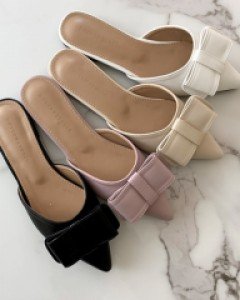 ribbon detail shoes