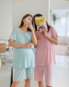 [LabelsD] Ice Feeding Set*Maternity(Tee+Pants)