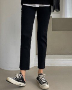 [LabelsD] The king of fit, straight denim (Black)*Maternity