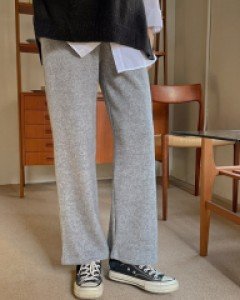 [LabelsD] Soft and fluffy series wide pants (sheepskin)