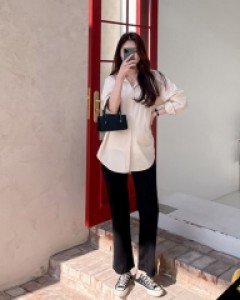 [LabelsD] Special Line Straight Pants*Maternity