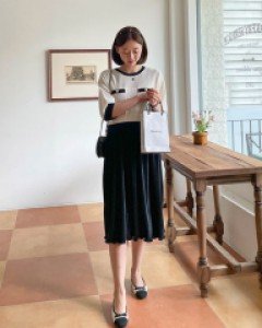 [LabelsD] Coco Pleated skirt One Piece*Maternity