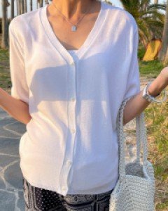 Maternity* Knit Cardigan in the Wind