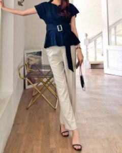 [LabelsD] Pintuck Slacks*Maternity